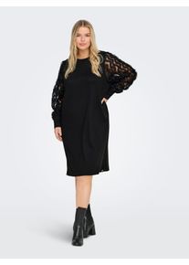 Only sheego Gro&szlig;e Gr&ouml;&szlig;en Minikleid, black, Gr&ouml;&szlig;e M - Damen