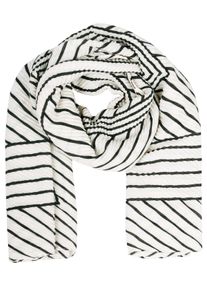 Modeschal Capelli New York, Damen, ivory combo, Obermaterial: 100% Polyester, Modet&uuml;cher Modeschal