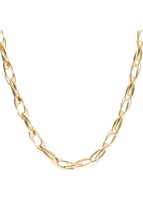 Goldkette Luigi Merano "Collier Doppelankerkette, Gold 585", gold, Halsketten, Damen, Gelbgold 585, Goldkette