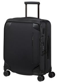 Weichgep&auml;ck-Trolley Samsonite "SPLENDIX, verschiedene Gr&ouml;&szlig;en", Damen, Gr. B/H/T: 40cm x 55cm x 23cm 42 l, schwarz, Nylon, unifarben, Koffer Weichgep&auml;ck-Trolley, Volumenerweiterung, mit Packgurten und Rei&szlig;verschlussf&auml;chern