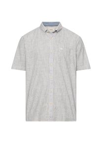 Kurzarmhemd Camel Active, Damen, Gr. 3XL, N-Gr, sanftes wei&szlig;, Web, Obermaterial: 100% Baumwolle, meliert, normal h&uuml;ftbedeckend, Rundhals, Hemden Kurzarmhemd, mit Button-Down-Kragen