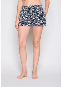 JOOP! Homewearpants JOOP JEANS "Animal Print (JOOP Jeans)", Damen, Gr. M, N-Gr, schwarz aop, Single Jersey, Obermaterial: 95% Baumwolle, 5% Elasthan, extrakurz, Hosen Homewearpants, mit Animal-Design und seitlichen Taschen