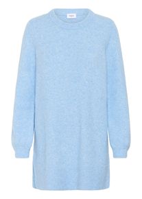 Longpullover Saint Tropez "MaleenSZ", Damen, Gr. M, starlight blau, Strick, Obermaterial: 53% Baumwolle, 25% Polyamid, 20% Polyester, 2% Elasthan, unifarben, regular fit h&uuml;ftbedeckend, Rundhals, Pullover Longpullover