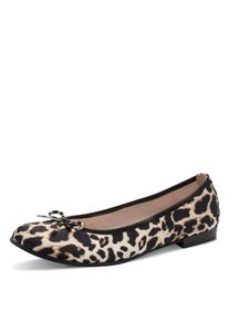 Ballerina Tamaris, Damen, Gr. 42, leodruck, Textil, Schuhe Ballerina, Schlupfschuh, Fr&uuml;hlingsschuh, Businessschuh im Animal Look