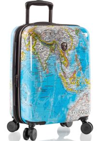 Hartschalen-Trolley Heys "Journey 3G bunt, 53 cm", Damen, Gr. B/H/T: 38cm x 53cm x 24cm 47 l, bunt (multicoloure), Polycarbonat-Verbundwerkstoff, mehrfarbig, Koffer Hartschalen-Trolley, Heys Hartschalen-Koffer Volumenerweiterung
