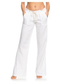 Strandhose Roxy "OCEANSIDE PANT", Damen, Gr. M (38), N-Gr, sea salt, Obermaterial: 55% Leinen, 45% Viskose, Hosen Strandhose, in gro&szlig;en Gr&ouml;&szlig;en