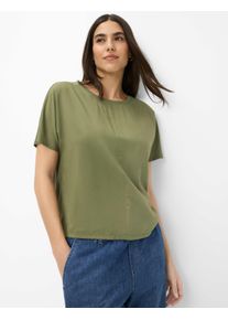Brax Damen Shirt Style CARLA S olivine Gr&uuml;n Oliv, gr&uuml;n - oliv, Gr. 32