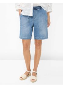 Brax Damen Bermuda Style MAINE B USED SKY BLUE, denim hellblau, Gr. 34