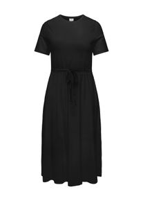 Only sheego Gro&szlig;e Gr&ouml;&szlig;en Jerseykleid, black, Gr&ouml;&szlig;e M - Damen