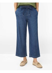 Brax Damen Culotte Style MAINE S USED STONE BLUE, denim blau, Gr. 34