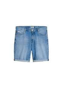 Marc O'Polo Jeansshorts MARC O'POLO DENIM "Model Mats tapered fit aus Bio-Baumwoll-Mix", Damen, Gr. 36, N-Gr, aqua_multi_04, Denim/Jeans, Obermaterial: 99% Baumwolle, 1% Elasthan, kniefrei, Jeans Jeansshorts