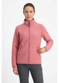 Fleecejacke Jack Wolfskin "LITE CURL FZ W", Damen, Gr. S (36), evening rose, Fleece, Obermaterial: 100% Polyester. Futter: 100% Polyester, unifarben, Basic Po-bedeckend, elastischer Bund, Jacken Fleecejacke, atmungsaktives Material, elastische Kanten, Rei&szlig;verschlusstaschen