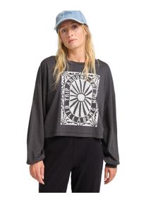 Langarmshirt Billabong "Trip Around", Damen, Gr. L, schwarz (off schwarz), Obermaterial: 100% Walkfrottier;, Shirts Langarmshirt