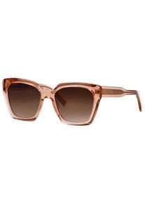 Marc O'Polo Sonnenbrille MARC O'POLO "Modell 506240", Herren, ros&eacute;, transparent, durchscheinend, leicht gl&auml;nzend, Sonnenbrillen Sonnenbrille, Form Butterfly, Logoschriftzug auf B&uuml;gel, Kunststofffassung
