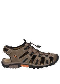 Sandale Hi-Tec "Hi-Tec Sandalen Cove Sport", Herren, Gr. 46, Normalschaft, taupe, burnt orange, Synthetisches Obermaterial, Schuhe Sandale