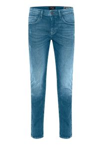 Gerade Jeans 11 Project "gerade Jeans PRVerner", Herren, Gr. 34, L&auml;nge 34, blau (denim light blau), Obermaterial: 98% Baumwolle CO. 2% Elasthan EL., Jeans Gerade Jeans