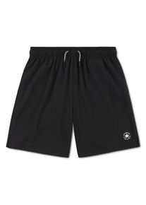 Shorts Converse "CNVB WOVEN SKATER SHORT", Jungen, Gr. L, N-Gr, schwarz, Obermaterial: 88% Polyester, 12% Elasthan, Hosen Shorts, sportlicher Stil, f&uuml;r sportliche Aktivit&auml;ten und Freizeit, bequem