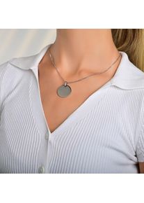 Adelia&acute;s Kettenanh&auml;nger ADELIA&acute;S "Unisex Anh&auml;nger &iquest; Anh&auml;nger aus Edelstahl", silber, Schmuckanh&auml;nger, Damen, Edelstahl, Kettenanh&auml;nger