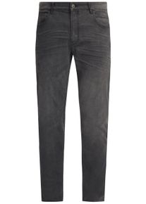 !Solid Bequeme Jeans SOLID "Jeans SDFinlay", Damen, Gr. 33, L&auml;nge 34, grau (grau denim), Obermaterial: 98% Baumwolle CO. 2% Elasthan EL., Jeans Bequeme Jeans