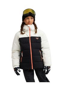 Snowboardjacke Roxy "Snowyhill Puffy", M&auml;dchen, Gr. 16, whisper wei&szlig;, Obermaterial: 100% Microfaser;, Jacken Snowboardjacke