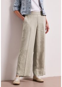 Stoffhose Street One, Herren, Gr. 46, L&auml;nge 32, timeless beige, Web, Obermaterial: 100% Leinen, unifarben, loose fit lang, Hosen Stoffhose, im Loose Fit und aus Leinen