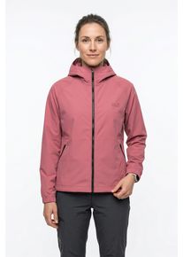 Funktionsjacke Jack Wolfskin "MAHANI JKT W", Gr. XL (46), evening rose, Web, Obermaterial: 100% Polyester. Futter: 100% Polyester, unifarben, Basic h&uuml;ftbedeckend, Raglan&auml;rmel elastischer Bund, Jacken Funktionsjacke, W&auml;rmend, winddicht, &Uuml;bergangsjacke