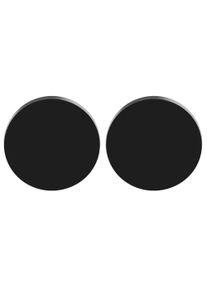 Adelia&acute;s Paar Ohrstecker ADELIA&acute;S "Unisex Ohrringe &iquest; Ohrstecker aus Edelstahl", schwarz, Ohrringe, Damen, Edelstahl, Paar Ohrstecker