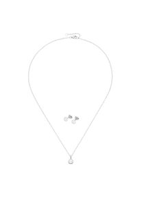 Ohrring und Ketten Set Firetti "Multipack Schmuck Geschenk Silber 925 Perlenhalskette Perlenohrstecker", silberfarben, wei&szlig;, Schmuck_Sets, Herren, Perlen, Silber 925 (Sterlingsilber), gl&auml;nzend, Ohrring und Ketten Set, mit S&uuml;&szlig;wasserzuchtperle