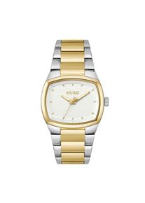 Quarzuhr Hugo "TELLY", silberfarben, goldfarben, Armbanduhren, Damen, Quarzuhr, Armbanduhr, Herrenuhr, Edelstahlarmband, analog