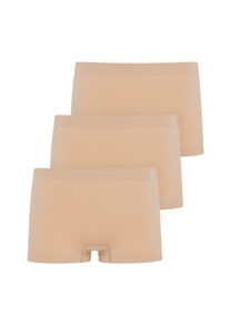 Slip Jockey "Slip Seamfree Boy Short 3P 3er Pack", Herren, Gr. XL, beige, Obermaterial: 93% Polyamid PA. 7% Elasthan EL., Unterhosen Slip