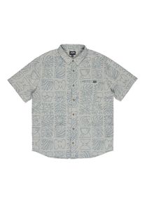 Kurzarmhemd Billabong "Sundays Jacquard", Damen, Gr. S, US-Gr&ouml;&szlig;en, braun, Obermaterial: 100% Walkfrottier;, Hemden Kurzarmhemd