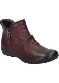 Stiefelette Josef Seibel "Naly 41, bordeaux", Damen, Gr. 39, rot (bordeaux), Obermaterial: 100% Rindsleder Leather cow., Schuhe Stiefelette