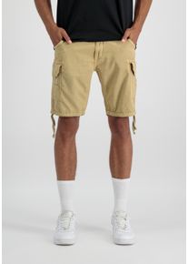 Shorts Alpha Industries "Stream Short", Herren, Gr. 32, Normalgr&ouml;&szlig;en, beige (sand), Obermaterial: 100% Baumwolle, Hosen Shorts