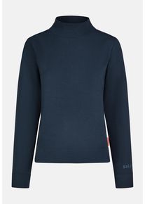 Sweatshirt SALZHAUT "Sweatshirt V&Ouml;RDEM", Damen, Gr. M, blau (navy), Obermaterial: 80% Baumwolle CO. 20% Polyester PES., Sweatshirts Sweatshirt