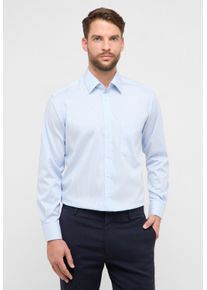 Langarmhemd Eterna "COMFORT FIT", Damen, Gr. 43, Normalgr&ouml;&szlig;en, himmelblau, Twill, 100% Baumwolle, normal, Manschette, Hemden Langarmhemd, NON IRON (b&uuml;gelfrei)
