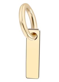 Adelia&acute;s Buchstabenanh&auml;nger ADELIA&acute;S "Unisex Anh&auml;nger &iquest; Buchstabe N Buchstabenanh&auml;nger aus 375 Gold", gold, Schmuckanh&auml;nger, Damen, Buchstabenanh&auml;nger