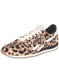 Sneaker Reebok CLASSIC "CLASSIC AZ", Damen, Gr. 41, cheetah, schwarz, chalk, Leder, Synthetik, Schuhe Sneaker