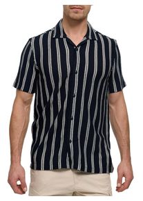 Kurzarmhemd INDICODE "INOlly SS Shirt", Damen, Gr. XXL, N-Gr, sky captain, Web, Obermaterial: 100% Baumwolle, unifarben, regular fit, Hemden Kurzarmhemd