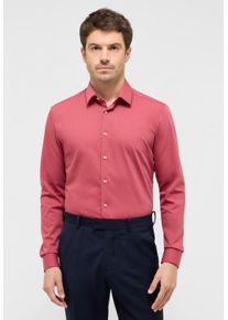 Langarmhemd Eterna "SUPER SLIM", Damen, Gr. 42, Normalgr&ouml;&szlig;en, rot (rusty rot), Twill, 46% Baumwolle, 8% Elasthan, 46% Polyester, schmal, Manschette, Hemden Langarmhemd, NON IRON (b&uuml;gelfrei)