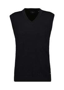 Pullunder Ragman, Herren, Gr. 58, schwarz, Strick, 100% Wolle, ohne Ausschnitt, Pullover Pullunder