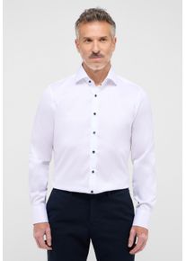 Langarmhemd Eterna "SLIM FIT", Damen, Gr. 40, Normalgr&ouml;&szlig;en, wei&szlig;, Twill, 100% Baumwolle, schmal, Manschette, Hemden Langarmhemd, NON IRON (b&uuml;gelfrei)