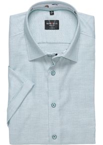 Kurzarmhemd MARVELIS, Damen, Gr. 41, N-Gr, gr&uuml;n, Web, Obermaterial: 100% Baumwolle, tailliert normal, Hemden Kurzarmhemd, b&uuml;gelleicht, k&ouml;rpernah, Businesshemd