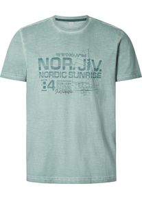 Rundhalsshirt Jan Vanderstorm "T-Shirt ADRITAR", Damen, Gr. XL, gr&uuml;n, Obermaterial: 100% Baumwolle CO., Shirts Rundhalsshirt