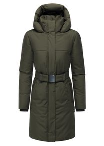 Wintermantel Navahoo "Wintermantel Gipfelspass XIV", Damen, Gr. XL, gr&uuml;n (schwarz olive), Obermaterial: 100% Polyester PES. Obermaterial: Futter: 100% Polyester PES. 100% Polyester PES., M&auml;ntel Wintermantel