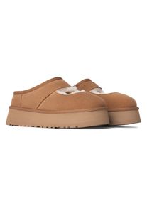 UGG Australia Clog UGG "BEA MARY JANE", Damen, Gr. 10 (41), braun (chestnut), Veloursleder, unifarben, Schuhe Clog, Plateauschuh, Loafer, Sandale zum Schlupfen