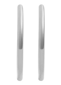 Adelia&acute;s Paar Creolen ADELIA&acute;S "Damen Ohrringe &iquest; Klappcreole aus Edelstahl", silber, Ohrringe, Damen, Edelstahl, Paar Creolen