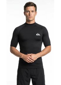Strandshirt Quiksilver "EVERYDAY UPF50 SHORT SLEEVE", Herren, Gr. XL, schwarz, Obermaterial: 84% Polyester, 16% Elasthan, Shirts Strandshirt