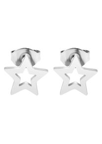 Adelia&acute;s Paar Ohrstecker ADELIA&acute;S "Damen Ohrringe &iquest; Ohrstecker aus Edelstahl", silber, Ohrringe, Damen, Edelstahl, Paar Ohrstecker