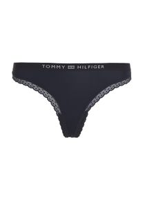 Slip "High Leg Bikinislip", Herren, Gr. L (40), schwarz (desert, sky), Jersey, Obermaterial: 79% Polyamid, 21% Elasthan, Tommy Hilfiger Underwear, unifarben, k&ouml;rpernah, Unterhosen Slip, mit Tommy Hilfiger Markenlabel
