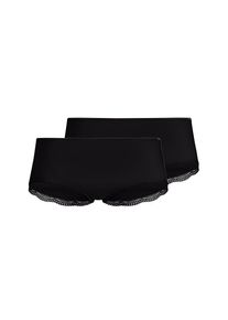 Panty Skiny "Classicotton", Herren, Gr. 44, schwarz, Obermaterial: 94% Baumwolle, 6% Elasthan. Spitze: 85% Polyamid, 15% Elasthan, Unterhosen Panty, bequem, basic, mit Spitze, Baumwollmix, Topseller